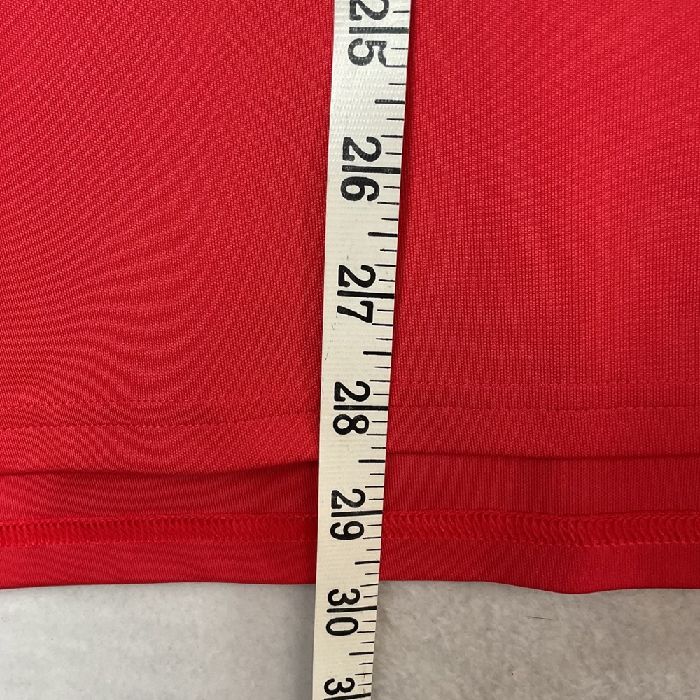 Under Armour Mens HeatGear Loose Fit Short Sleeve Polo Shirt Red Large 541030 - Picture 3 of 8